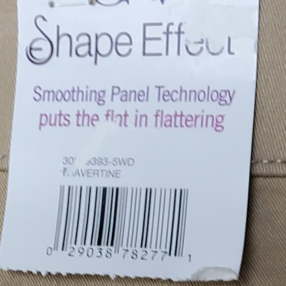 Gloria Vanderbilt Shape Effect Shorts Smoothing Panel Size 10 NWT (Tan) - Picture 4 of 10